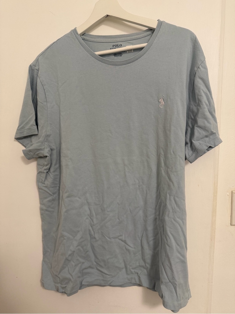 Polo by Ralph Lauren Pale Blue Crew Neck Short Sleeve Tee